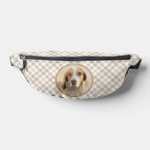 Amerikaanse Engelse Coonhound Redtick Schilderhond Heuptasje (Liggend)