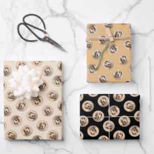 Amerikaanse Engelse Coonhound Redtick Schilderhond Inpakpapier Vel