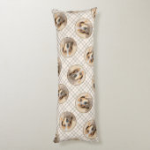 Amerikaanse Engelse Coonhound Redtick Schilderhond Lichaamskussen (Achterkant (Verticaal))