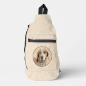 Amerikaanse Engelse Coonhound Redtick Schilderhond Sling Bag (Voorkant)