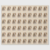 Amerikaanse Engelse coonhoundschildering - Dog Art Cadeaupapier (Vlak)