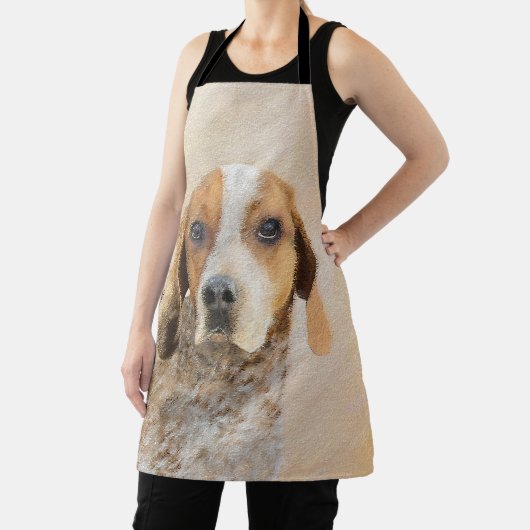 Amerikaanse Engelse coonhoundschildering - Dog Art Schort (Insitu)