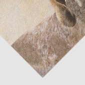 Amerikaanse Engelse coonhoundschildering - Dog Art Tissuepapier (Detail)