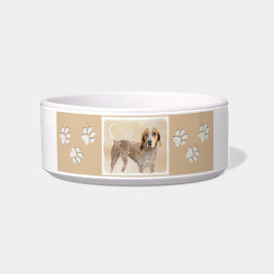 Amerikaanse Engelse coonhoundschildering - Dog Art Voerbakje