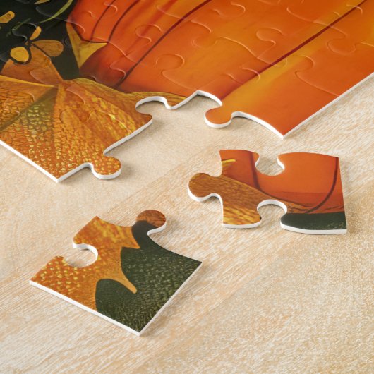 Amerikaanse Engelse Foxhound Autumn Harvest Legpuzzel (Zijkant)