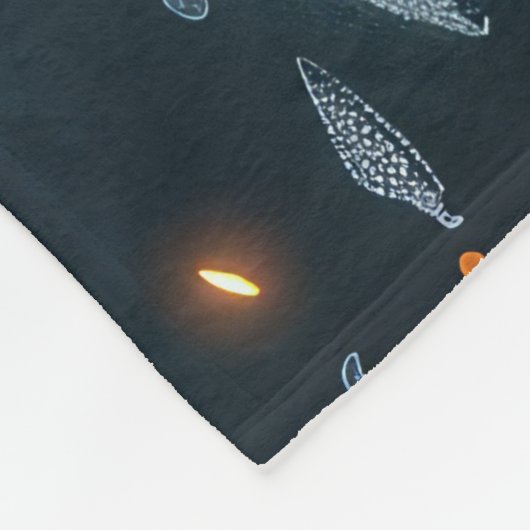 Amerikaanse Engelse Foxhound Christmas Feestelijke Fleece Deken (Hoek)