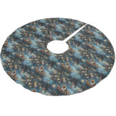 Amerikaanse Engelse Foxhound Christmas Feestelijke Kerstboom Rok (Gekanteld)