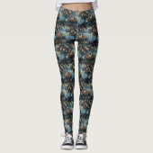 Amerikaanse Engelse Foxhound Christmas Feestelijke Leggings (Voorkant)