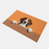 Amerikaanse Engelse Foxhound deurmat Kunst (Schuin)