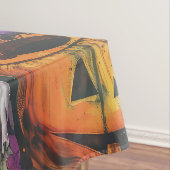 Amerikaanse Engelse Foxhound Halloween Pumpkin Tafelkleed (Voorbeeld)