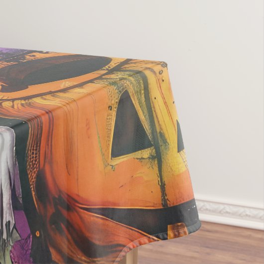 Amerikaanse Engelse Foxhound Halloween Pumpkin Tafelkleed (Voorbeeld)