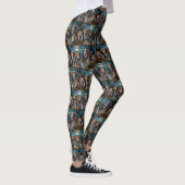 Amerikaanse Engelse Foxhound Halloween Spooky Leggings (Rechts)