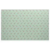 Amerikaanse Engelse hond-munt Stof (Fat Quarter)