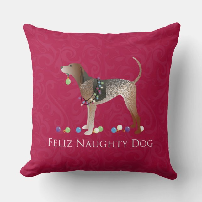 Amerikaanse Engelse kerstmis Kussen (Voorkant)