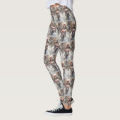 Amerikaanse Engelse vosshond fiets Kerstmis Leggings (Links)