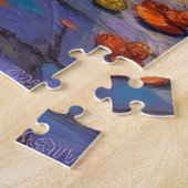 Amerikaanse Engelse Vosshond in Halloween Kostuums Legpuzzel (Zijkant)