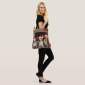 Amerikaanse Engelse vosshond Open haard Kerstmis Tote Bag (Op model)