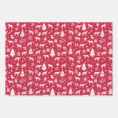 Amerikaanse Engelstalige kerst Inpakpapier Vel (Voorkant 2)