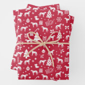 Amerikaanse Engelstalige kerst Inpakpapier Vel (In situ)