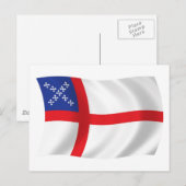 Amerikaanse Episcopaalse Kerk Vlag Postkaart (Voorkant / Achterkant)