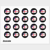 Amerikaanse Episcopale Kerk Vlagsticker Ronde Sticker (Vel)