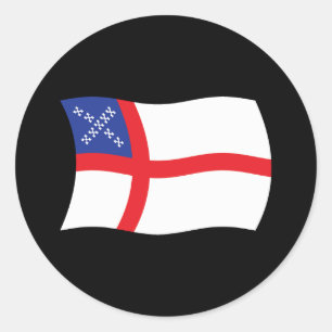 Amerikaanse Episcopale Kerk Vlagsticker Ronde Sticker