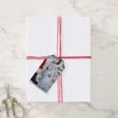 Amerikaanse Eskie kerstcadeaus Cadeaulabel (Met Touw)