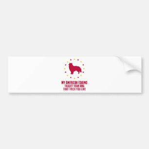 Amerikaanse Eskimo Bumpersticker