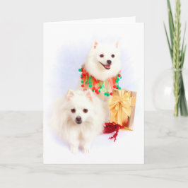 Amerikaanse Eskimo Christmas Kaart