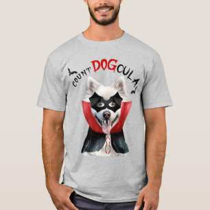 Amerikaanse Eskimo Count DOGcula Funny Dog Lover T-shirt
