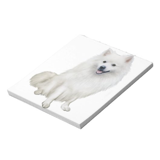 Amerikaanse Eskimo Dog (A) Notitieblok (Linkerzijde)