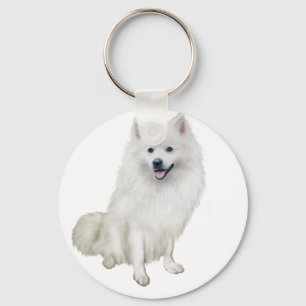 Amerikaanse Eskimo Dog (A) Sleutelhanger