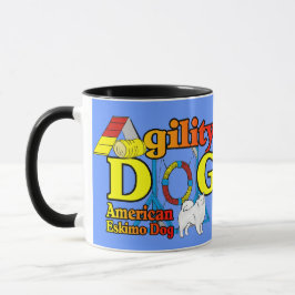 Amerikaanse Eskimo Dog Agility Gifts Mok