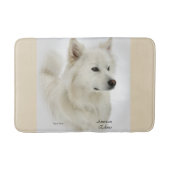 Amerikaanse Eskimo Dog Art Badmat (Voorkant)