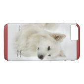 Amerikaanse Eskimo Dog Art Case-Mate iPhone Case (Achterkant (Horizontaal))