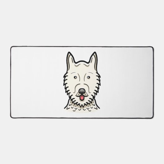 Amerikaanse Eskimo Dog Bureaumat (Voorkant)