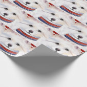Amerikaanse Eskimo Dog Cadeaupapier (Hoek)