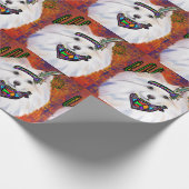Amerikaanse Eskimo Dog Cadeaupapier (Hoek)