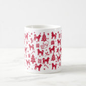 Amerikaanse Eskimo Dog Christmas Design Koffiemok (Center)