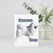 Amerikaanse Eskimo Dog Dad 4 Briefkaart (Staand voorkant)