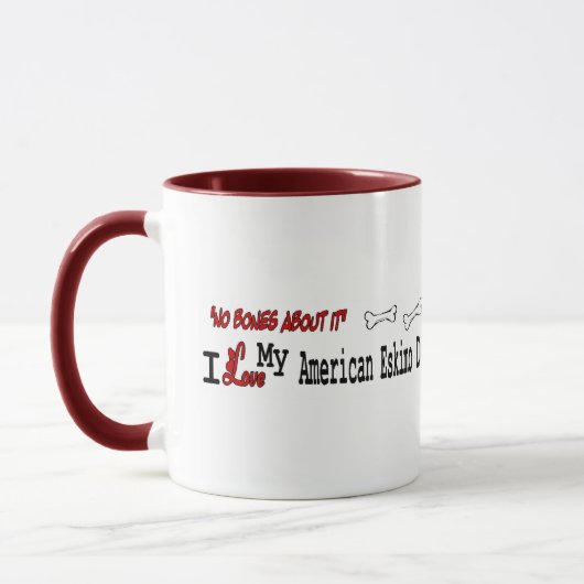 Amerikaanse Eskimo Dog Gifts Mok (Links)