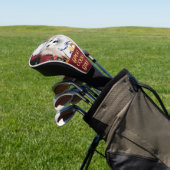 Amerikaanse Eskimo Dog Golfheadcover (Insitu)