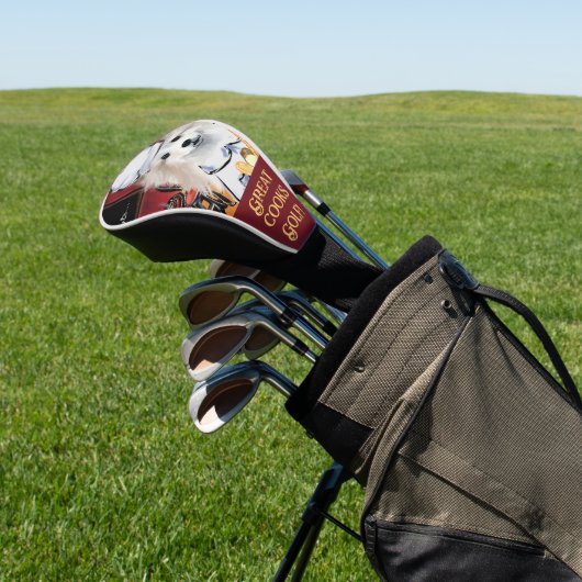 Amerikaanse Eskimo Dog Golfheadcover (Insitu)