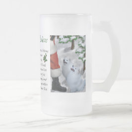 Amerikaanse Eskimo Dog kerstcadeaus Matglas Bierpul