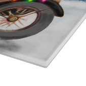 Amerikaanse Eskimo Dog kerstkerstkerstkerstkerstma Snijplank (Hoek)