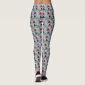 Amerikaanse Eskimo Dog Kerstmis Leggings (Achterkant)