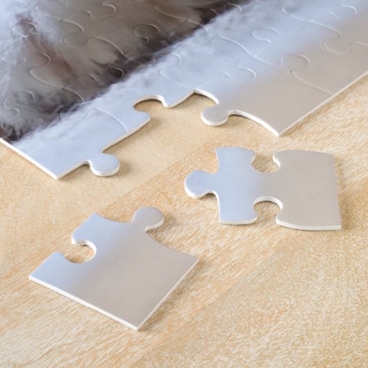 Amerikaanse Eskimo Dog Legpuzzel (Zijkant)