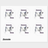 Amerikaanse Eskimo Dog Mom 4 - Sticker (Vel)