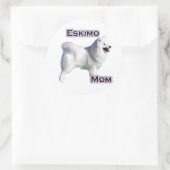 Amerikaanse Eskimo Dog Mom 4 - Sticker (Tas)