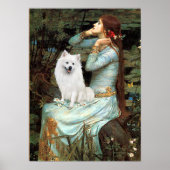Amerikaanse Eskimo Dog - Ophelia Seed Poster (Voorkant)